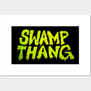 SWAMP THANG Band Logo Posters and Art